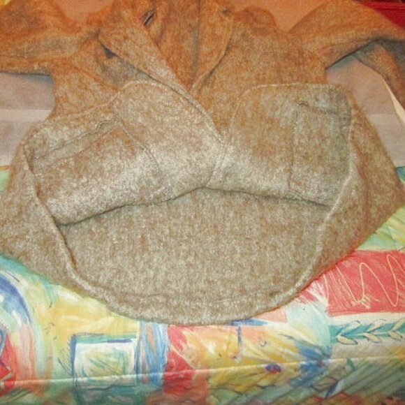 Vtg Helene Sidel Wool Blazer Size 12 Jacket Pockets Union Label Old Money 70s - Picture 12 of 12